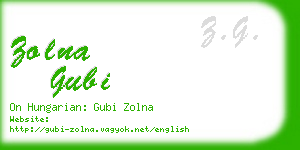 zolna gubi business card